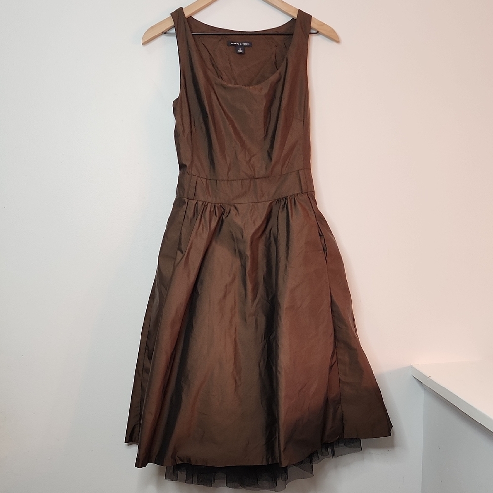Banana Republic Elegant Brown Midi Dress